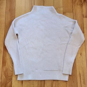 Banana Republic Contrast Rib Knit Mockneck Sweater - XS